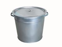 Бак с крышкой 32 л, ст. 0,55 мм