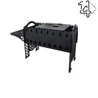 Мангал разборный с чугунной плитой П1-3
