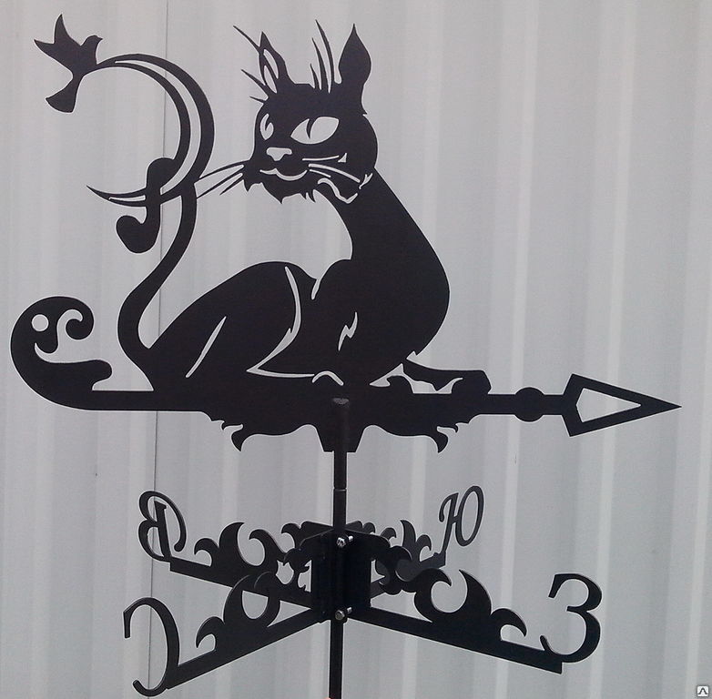 Флюгер "Кот-хулиган"