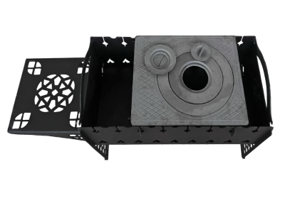 Мангал разборный с чугунной плитой П1-3