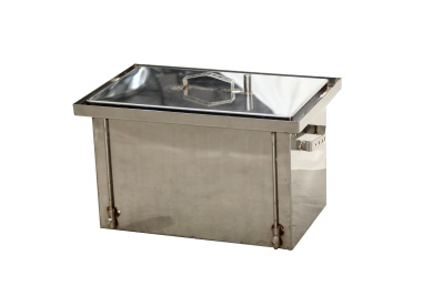 Коптильня из нержавеющей стали 330х500х300 мм на опорах