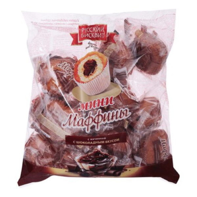 Мини-маффины Кекс с шок. начинкой 465 г