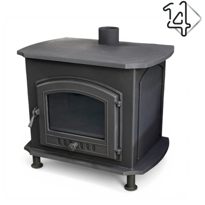 Печь камин со смотровым окном