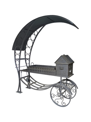 Мангал "Домик" в комплекте с кочергой и совком