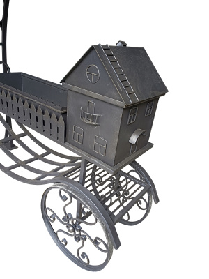 Мангал "Домик" в комплекте с кочергой и совком