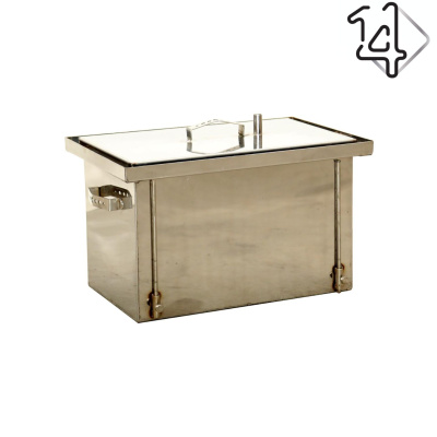 Коптильня из нержавеющей стали 330х500х300 мм на опорах