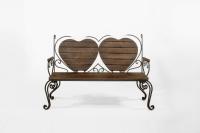 Скамейка "Для влюбленных" с подлокотниками